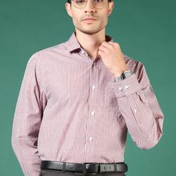 V-Mart Men Opaque Checked Casual Shirt-image-97
