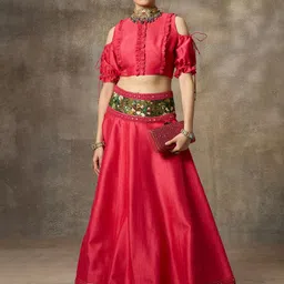 Rivaar By Rocky Star Ready to Wear Lehenga & Blouse-image-28