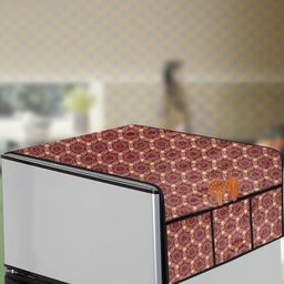 The Furnishing Tree Multi Plastic Refrigerator Cover-image-44
