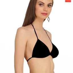 samvar Women Cotton Black,Pink,Red,Gold Non Padded Non-Wired Lingerie Bra Sport wear Gym Crop Tank Top-picture-5