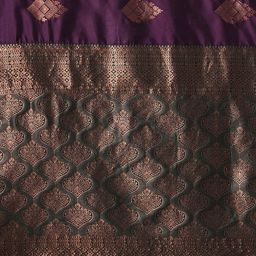 Mitera Woven Design Zari Silk Blend Banarasi Saree image 4