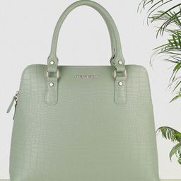 FLYING BERRY Textured PU Structured Satchel-16