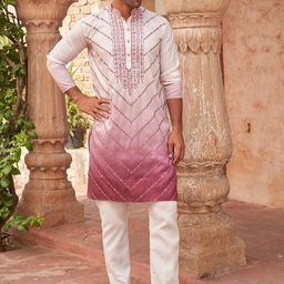 Jompers Men Printed Regular Chikankari Kurta with Pyjamas-picture-15