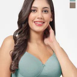 SHYAM SONS FLAIR Pack Of 2 Full Coverage Lightly Padded Bra-picture-51
