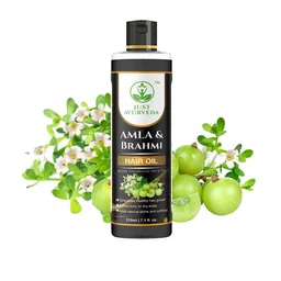 JUST AYURVEDA Amla & Brahmi Hair Oil For Healthy Growth - 210 ml-31