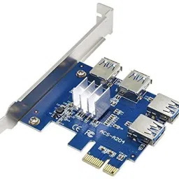 Etzin USB 3.0 0 GB All in One PC's Blue M.2 Internal Solid State Drive (SSD) (4 Port USB3.0 Hub USB 3.0 PCI-E Expansion Card Adapter Internal Header USB 3 to PCIE PCI Express Adapter Card)-3