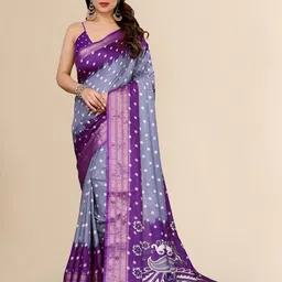 Moda Rapido Bandhani Silk Blend Saree-picture-47