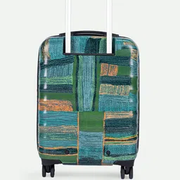 ZOUK Indus Lattice Green Amorah Trolley Bag (Cabin) image 3