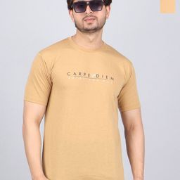 WILD ELEPHANT Men Pack of 2 Typography Printed Round Neck Cotton T-shirts-image-85