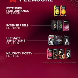 Manforce Men Set Of 2 1500 Dots Condom- Strawberry & Dots 1740 Condom- Lichi- 10 Pcs Each image 2