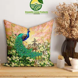 Organifly Living Products Green & Blue Set of 3 Ethnic Motifs Square Cushion Covers-20