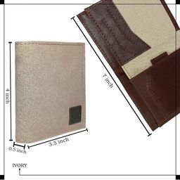 CANVAS & AWL Men Canvas Two Fold Wallet image 4