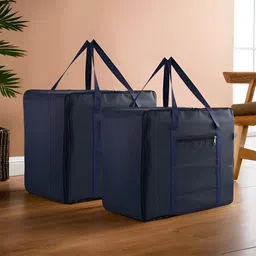 Aura Navy Blue & Black 2 Pieces Multi-Utility Organisers with Handle-9