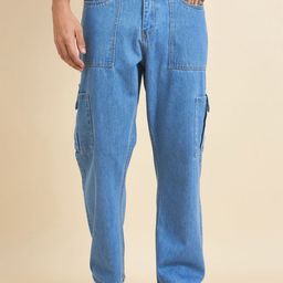 STUDIO NEXX Men Mid-Rise Baggy Jeans-image-24