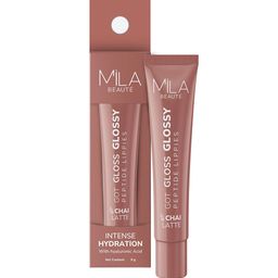 MILA BEAUTE Got Gloss Glossy PeptideLip Balm With Hyaluronic Acid - 8 g - Chai Latte-7