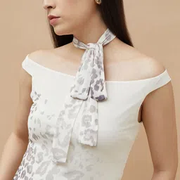 CODE by Lifestyle Printed Off-Shoulder Top image 2