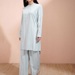 Vishudh  Printed Tunic With Trouser Co-Ords image 4