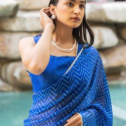 KALINI Leheriya Printed Leheriya Saree-image-69