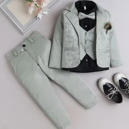 BAESD Boys Blazer With Shirt & Trousers Party Clothing Set-image-13