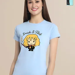 Mast & Harbour Women Typography 2 Printed Applique T-shirt-picture-44