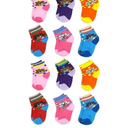 Akeeta Kids Pack of 12 Cotton Calf Length Socks-picture-11