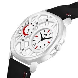 DOUBLERUN Men Dial & Leather Straps Analogue Multi Function Watch H05NMT-45 image 5