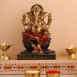 HOME 360 Gold-Toned Religious Idol Showpiece-picture-12