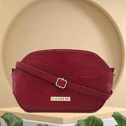 Caprese Textured Structured Sling Bag-picture-9