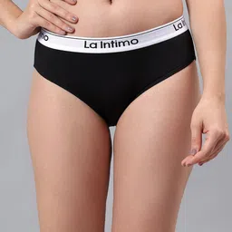 La Intimo Low-Rise Bikini BriefsLXFUBK01BK-picture-29