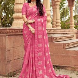 Styleveda Paisley Poly Georgette Saree-image-96