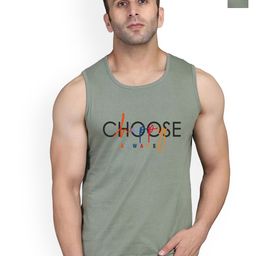 SLOWLORIS Pack of 2 Printed Combed Cotton Vest VSL26 CMB(CHS LGTGREEN)(JUST LGTGREEN)-picture-49