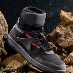 The Souled Store Men Colourblocked PU High-Top Sneakers-image-11