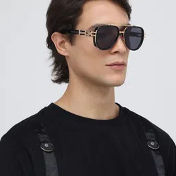ZAADRAN Unisex Aviator Sunglasses with Polarised and UV Protected Lens image 5