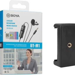 BY-M1 Omnidirectional With Mount 2 Condenser Camera Mic 20ft Audio Cable Microphone-image-84