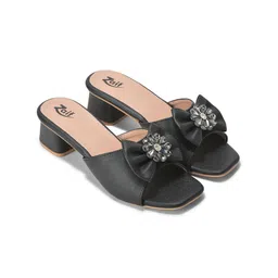 ZAIF Women Block Heel Sandals-picture-9