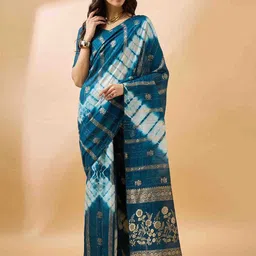 DIVASTRI Woven Design Saree With Blouse-image-92