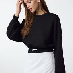Trendyol Women Round Neck Pullover Sweatshirt-image-34