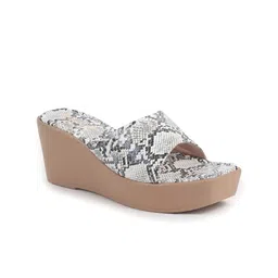 FAUSTO Textured PU Platform Sandals-picture-5