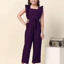 YK Girls Square Neck Basic Jumpsuit-picture-12