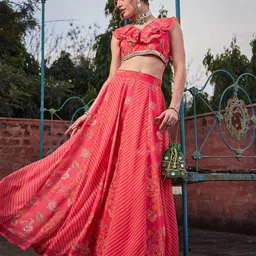 Shae by SASSAFRAS Printed Ready to Wear Lehenga & Choli-image-61