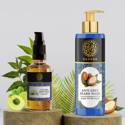 BUDDHA NATURAL Anti Grey Beard Serum With Beard Wash-25
