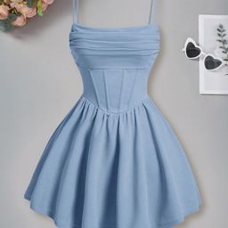 INCLUD Fit & Flare Dress-image-25