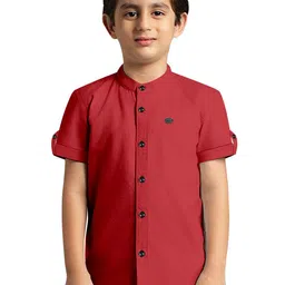 BAESD Boys Comfort Micro Checks Semi Sheer Casual Shirt-image-28
