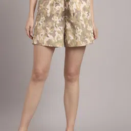 OWO THE LABEL Women Camouflage Printed Outdoor Shorts-image-45
