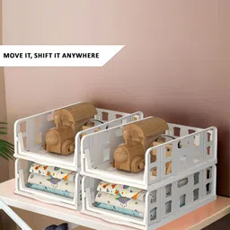 Kuber Industries White Set of 6 Reusable Drawer Organiser Organisers image 3