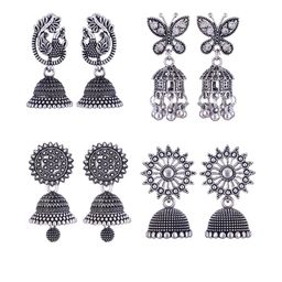 Sangria Alloy Silver-Plated Earrings-image-5