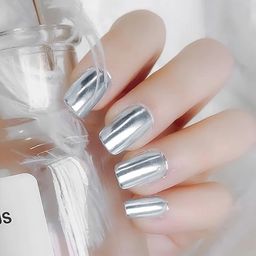 FEELHIGH High Pigmented Nail Chrome Powder - Silver-image-4