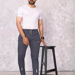 Moda Rapido Men Plain Lycra Trackpant for Casual & Gym Wear-picture-2