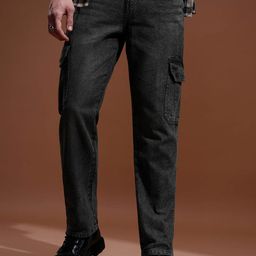 HIGHLANDER Men Straight Fit Light Fade Jeans-image-15