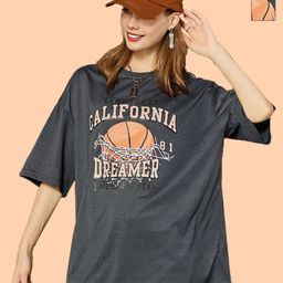 Dreambe Women 2 Printed Applique T-shirt-image-95